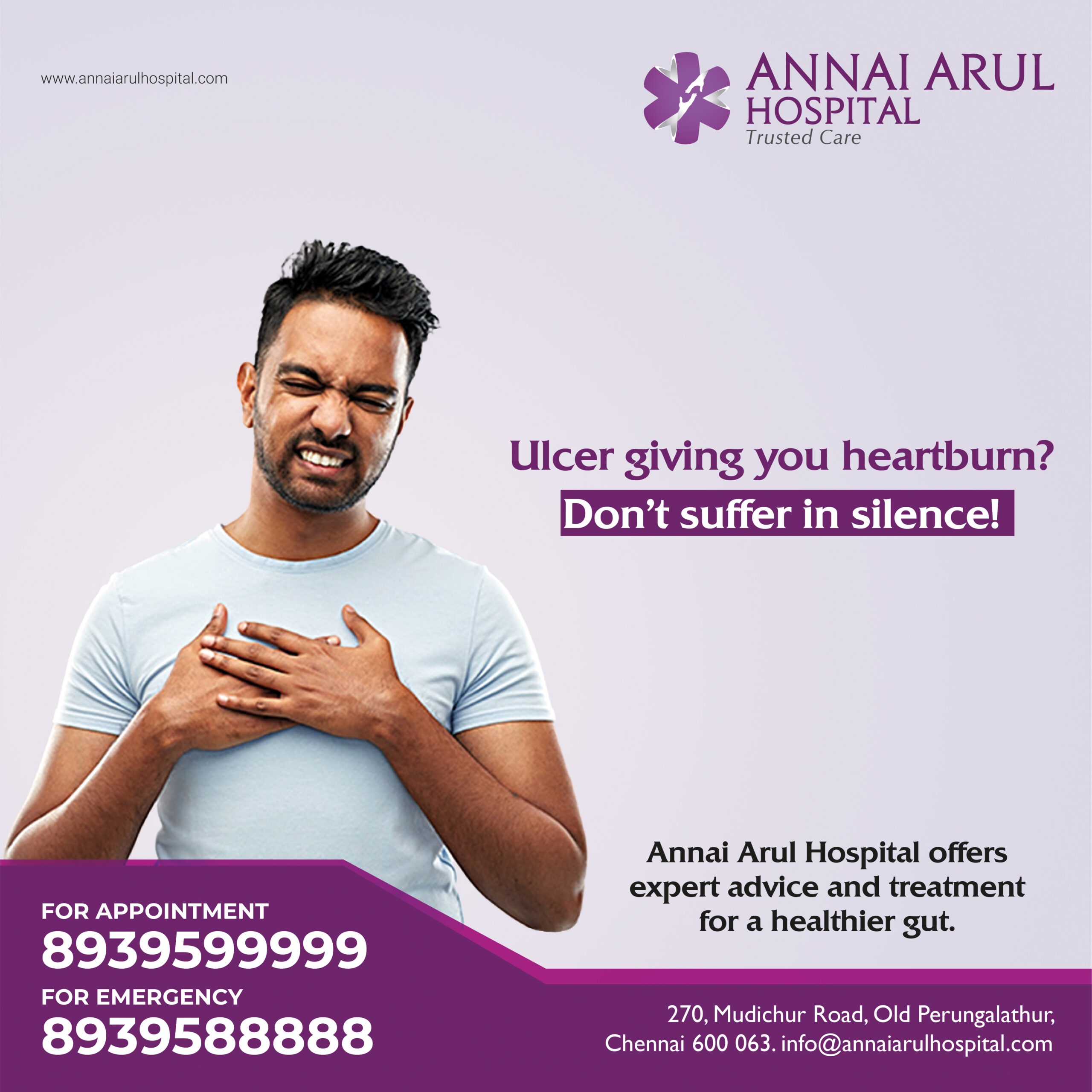 Ulcer giving you heartburn