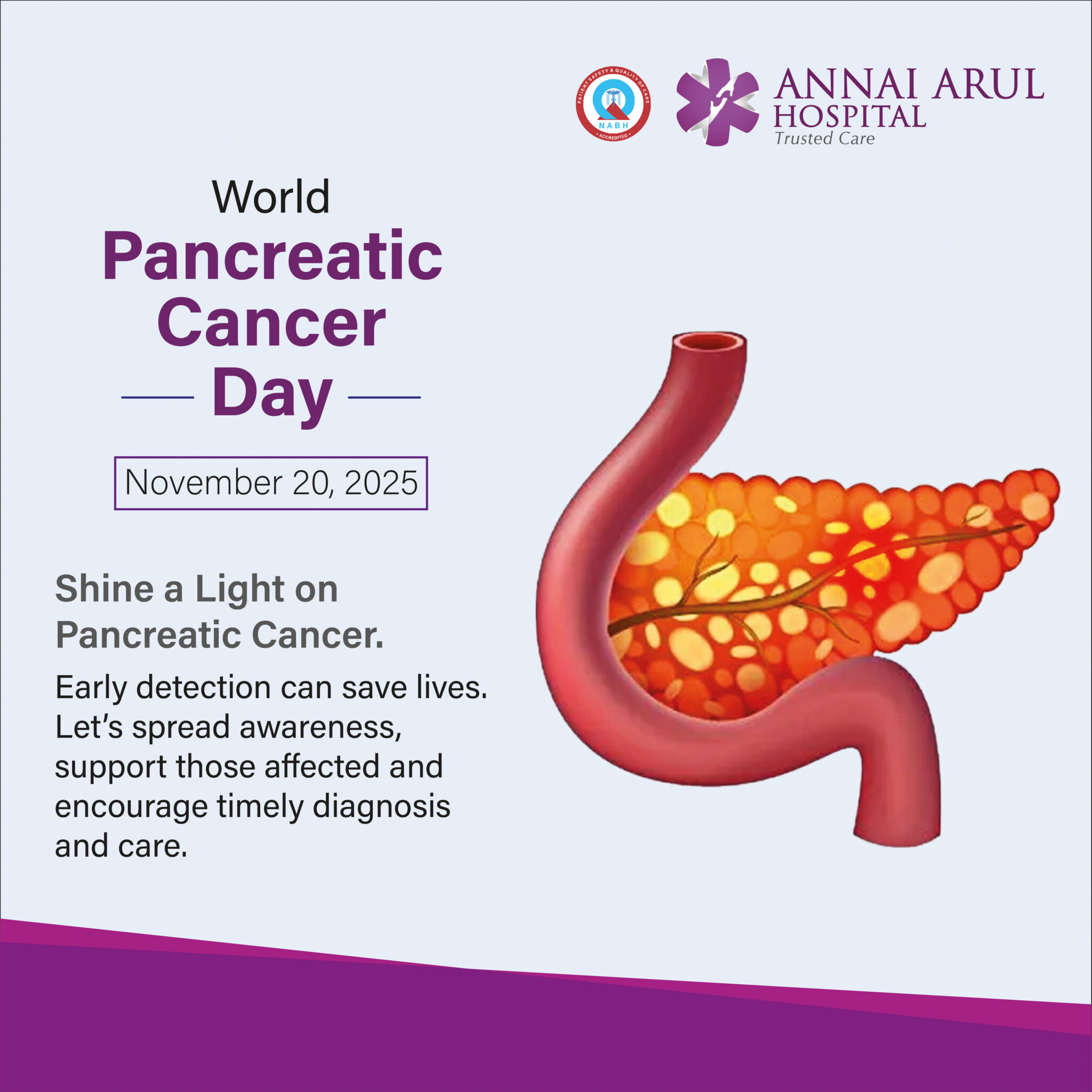 World Pancreatic Cancer Day – Multispeciality Hospitals in Chennai